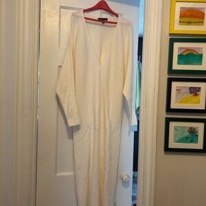 Winter White Sweater Dress